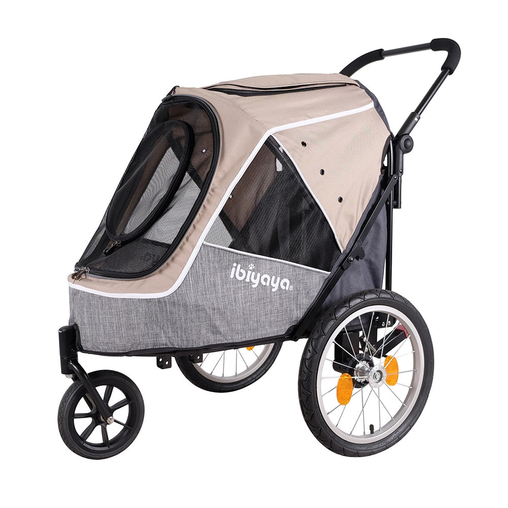 Ibiyaya Happy Pet Trailer & Jogger 2.0 Latte