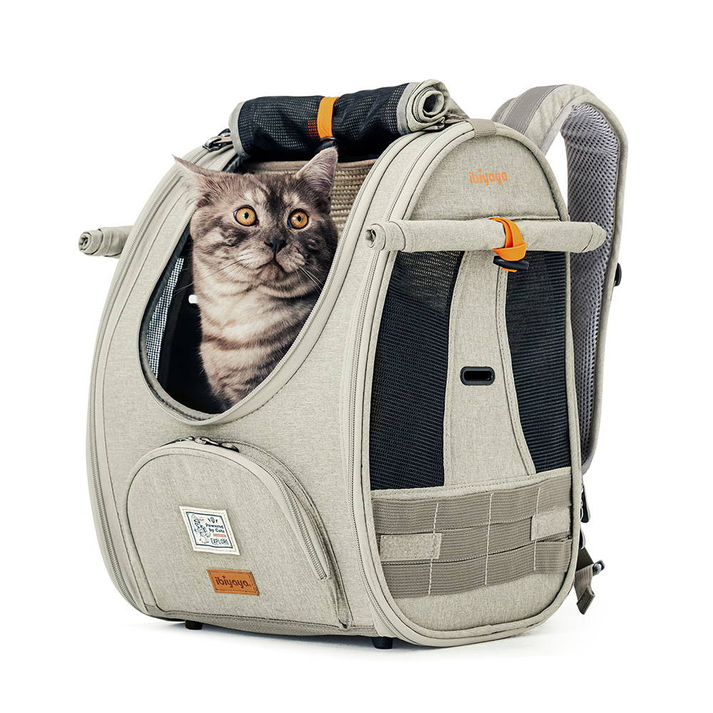 Ibiyaya Adventure Cat & Small Dog Carrier Backpack