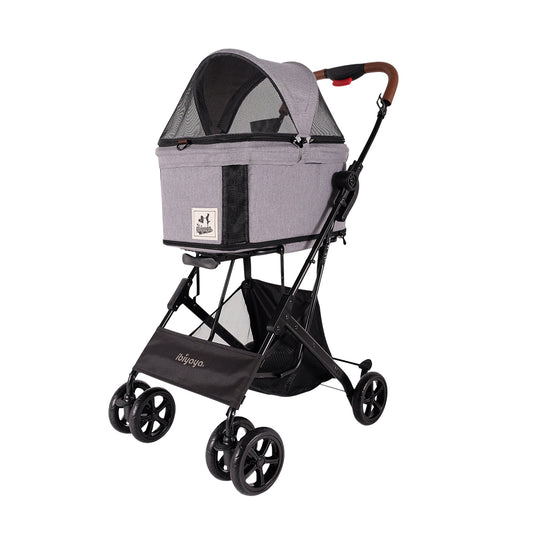 Ibiyaya Travois Tri-fold Pet Travel System Cat & Dog Stroller