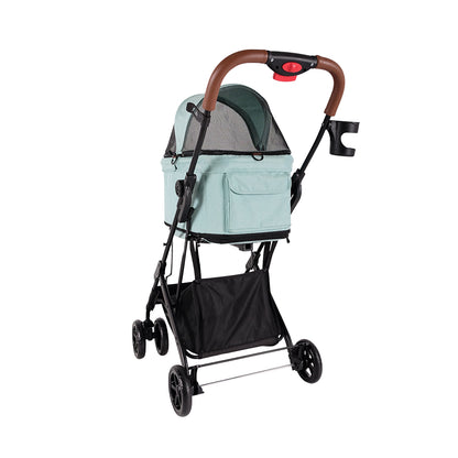 Ibiyaya Travois Tri-fold Pet Travel System Cat & Dog Stroller