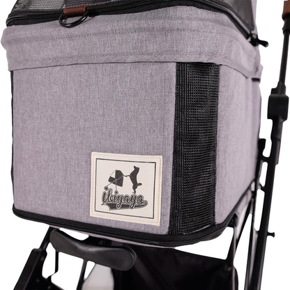 Ibiyaya Travois Tri-fold Pet Travel System Cat & Dog Stroller