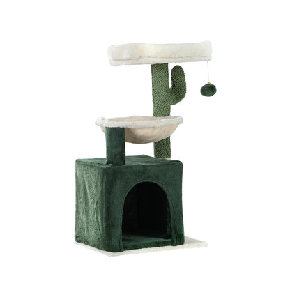 i.Pet Cat Tree Cactus Scratching Post Tower and Condo House 78cm