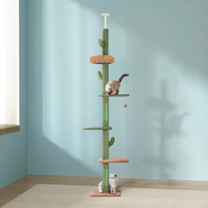 i.Pet Cat Tree Scratching Tower Bed Cactus 290cm