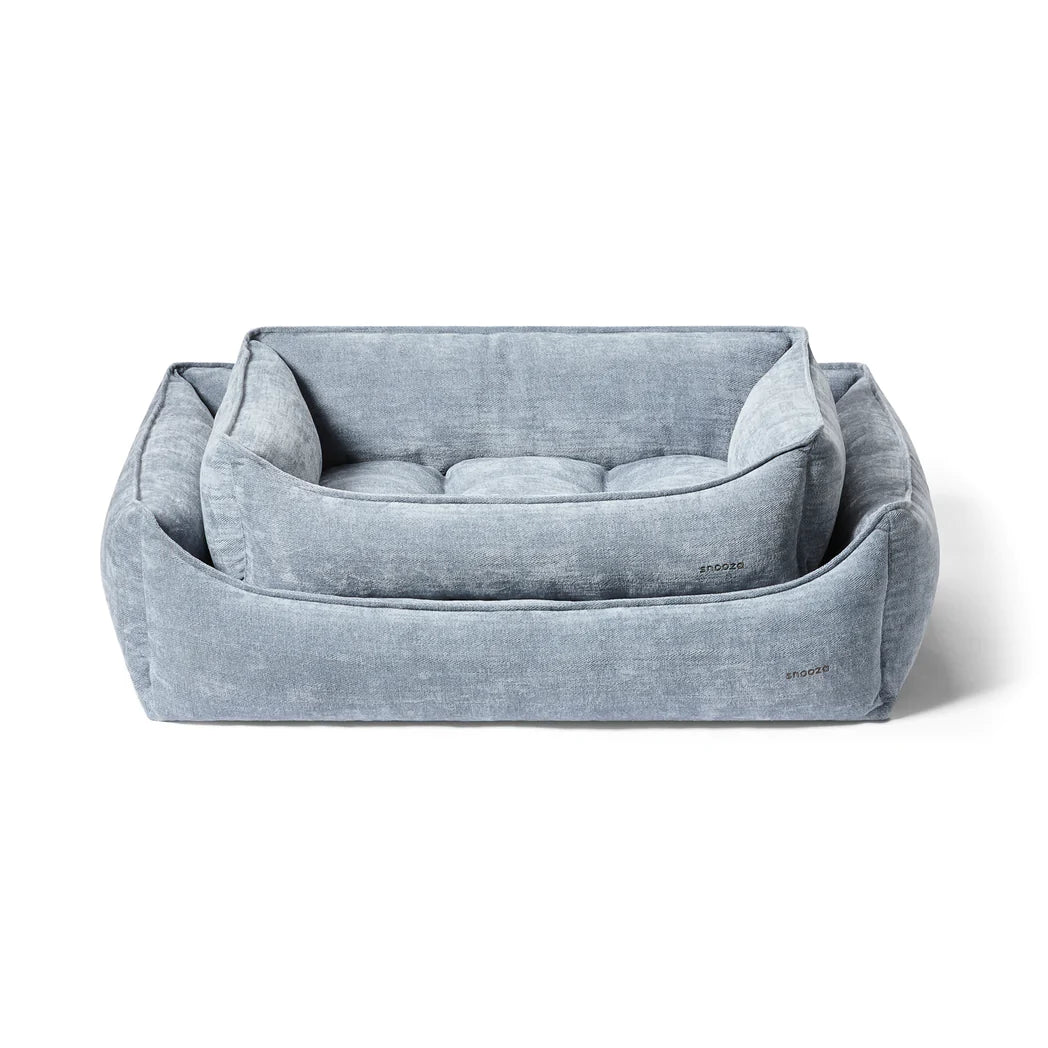 Snooza Dog Bed Chaise Lounge Smoke Modern Paws