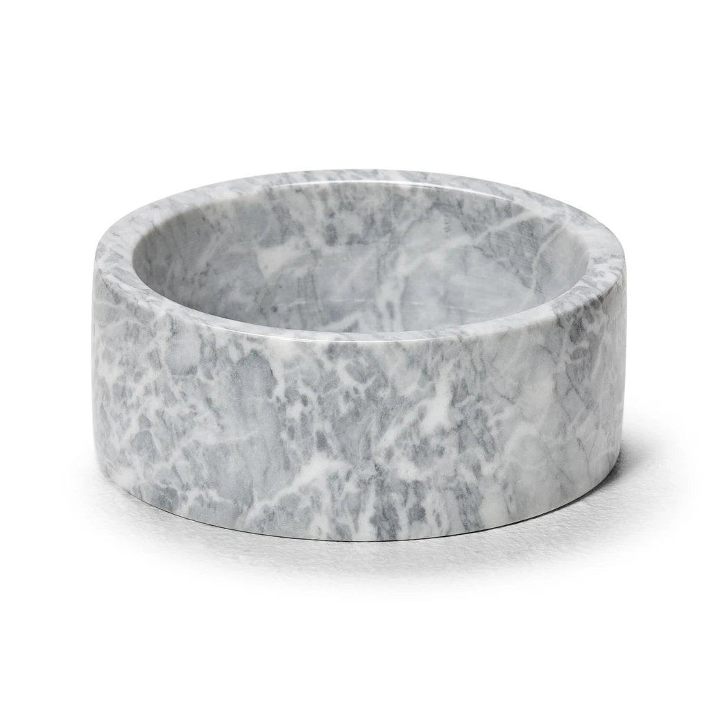 Snooza Marble Pet Bowl Grey Small